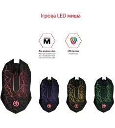 Клавіатура Piko GX50 + Миша + Килимок (Чорний)
